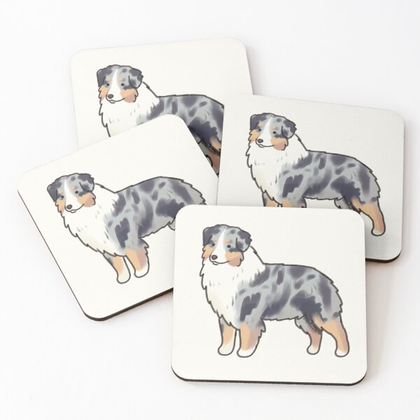 Item preview, Cute Miniature American Shepherd dog designed and sold by Artofmayara.