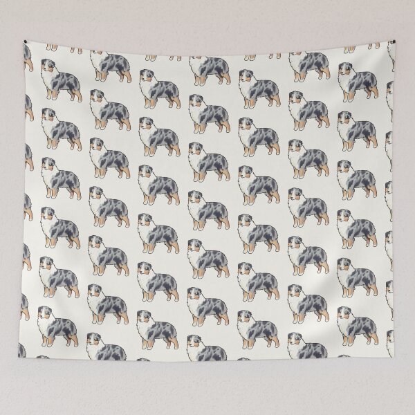 Item preview, Cute Miniature American Shepherd dog designed and sold by Artofmayara.