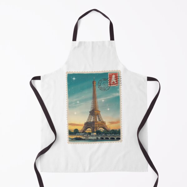 Item preview, Eiffel Tower Paris France Stamp designed and sold by Angry Swan Designs.