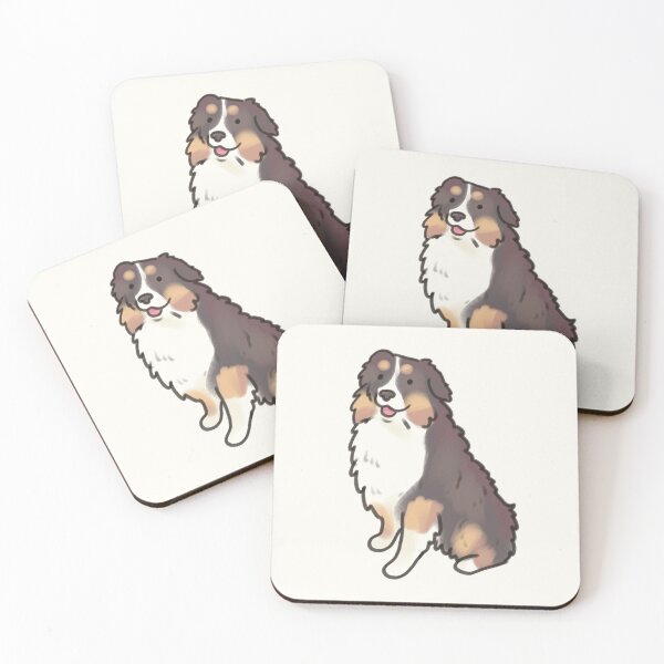 Item preview, Miniature American Shepherd dog art  designed and sold by Artofmayara.