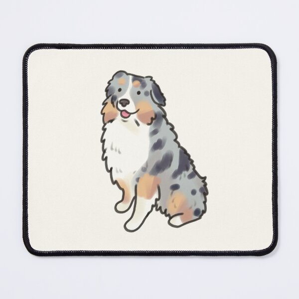 Item preview, Cute Miniature American Shepherd dog art  designed and sold by Artofmayara.