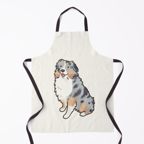 Item preview, Cute Miniature American Shepherd dog art designed and sold by Artofmayara.