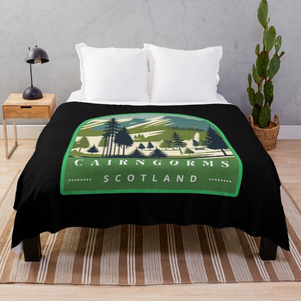 Item preview, Cairngorms National Park Scotland Retro Skyline designed and sold by MaateoDesign.
