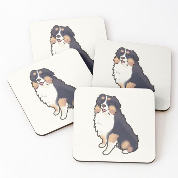 Item preview, Miniature American Shepherd dog art  designed and sold by Artofmayara.
