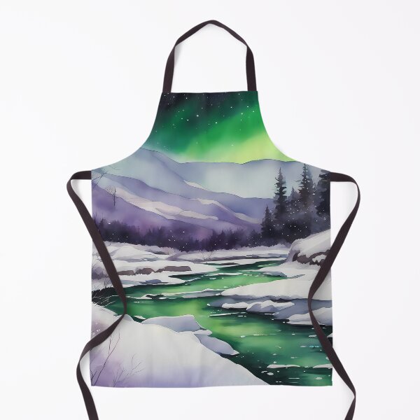 Item preview, Northern Lights with Snow designed and sold by CalmnessbyChoice.