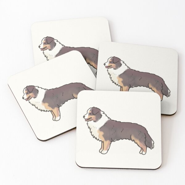 Item preview, Miniature American Shepherd dog drawing  designed and sold by Artofmayara.