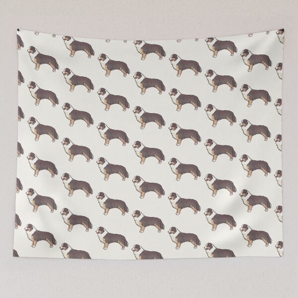 Item preview, Miniature American Shepherd dog drawing  designed and sold by Artofmayara.