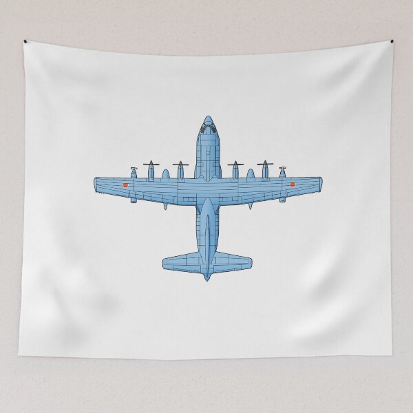 Item preview, JASDF KC-130H Hercules Military Transport  tanker Aircraft PKO HD 4C Illustration designed and sold by MIL-ART-JPN.