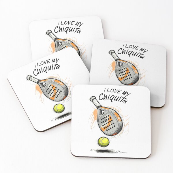 Item preview, Padel I love my chiquita designed and sold by BlackCoralArt.