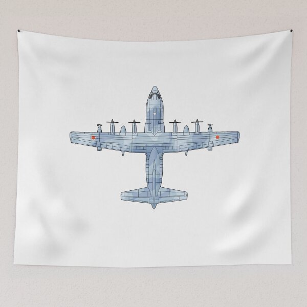 Item preview, JASDF KC-130H Hercules Military Transport  tanker Aircraft Sky HD 4C Illustration designed and sold by MIL-ART-JPN.
