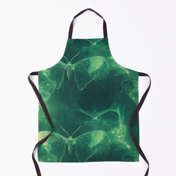 Item preview, Luma Moth, A captivating arrangement of ethereal green moths in a dreamlike background, creating a surreal atmosphere of enchantment and mystery designed and sold by Reichcorp.