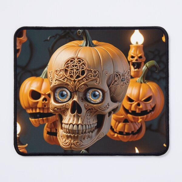 Item preview, Pumpkin Skull - Halloween Fusion Art designed and sold by AleksKos.