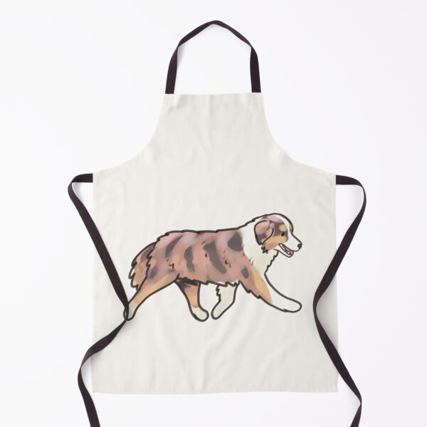 Item preview, Cute Miniature American Shepherd dog art designed and sold by Artofmayara.
