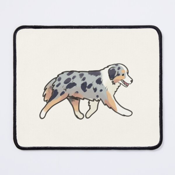 Item preview, Cute Miniature American Shepherd dog illustration  designed and sold by Artofmayara.