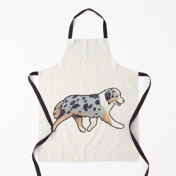 Item preview, Cute Miniature American Shepherd dog illustration designed and sold by Artofmayara.