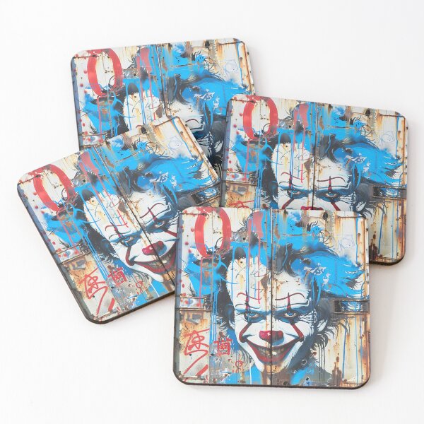 Item preview, Graffiti Container Rust Clown Blue Hair Street Art designed and sold by G-M-Designs.