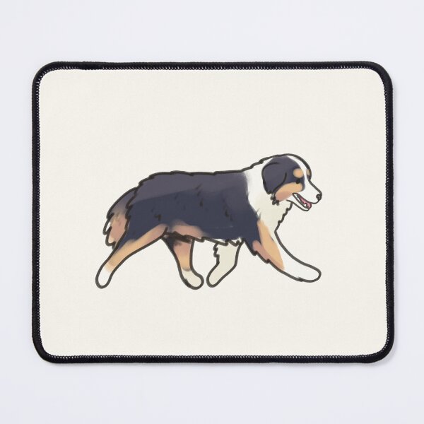 Item preview, Miniature American Shepherd dog illustration designed and sold by Artofmayara.