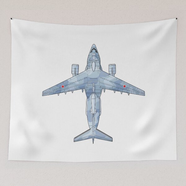 Item preview, JASDF RC-2 Electronic Intelligence (ELINT) aircraft HD 4C Illustration designed and sold by MIL-ART-JPN.