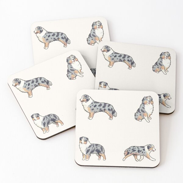 Item preview, Blue Miniature American Shepherd pack  designed and sold by Artofmayara.