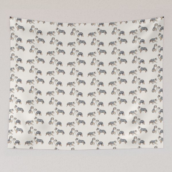 Item preview, Blue Miniature American Shepherd pack  designed and sold by Artofmayara.