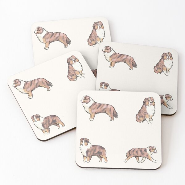 Item preview, Red Miniature American Shepherd pack  designed and sold by Artofmayara.