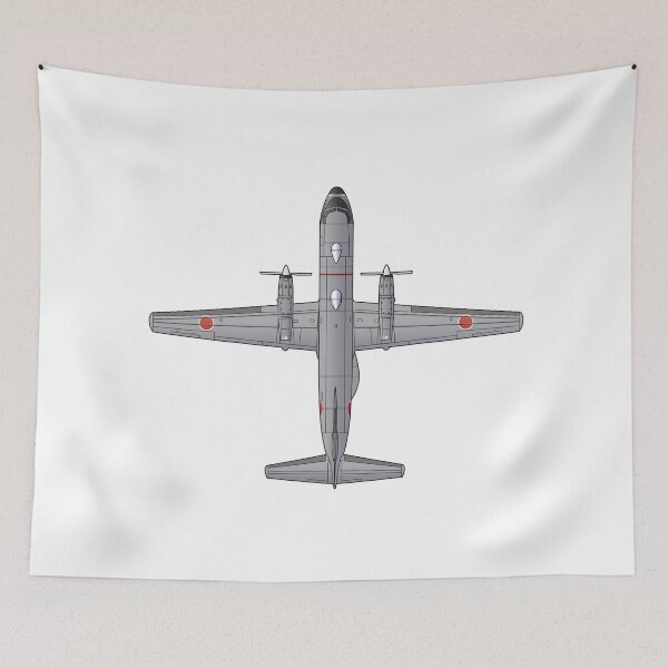 Item preview, JASDF YS-11EB Electronic Intelligence (ELINT) aircraft HD 4C Illustration designed and sold by MIL-ART-JPN.