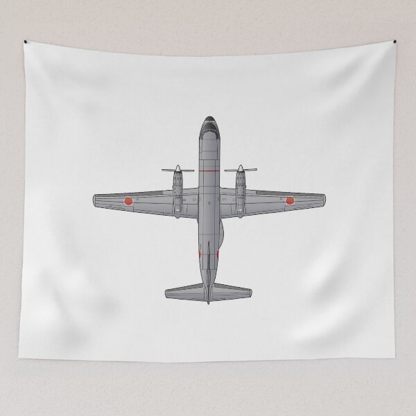 Item preview, JASDF YS-11EA Electronic warfare training aircraft HD 4C Illustration designed and sold by MIL-ART-JPN.
