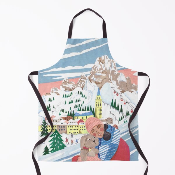 Item preview, Woman with dog in the mountains designed and sold by Caroline Bonne Müller.