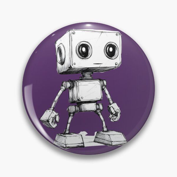 Item preview, Robot Sketch - Mechanical Art Style designed and sold by Fab-Haven.