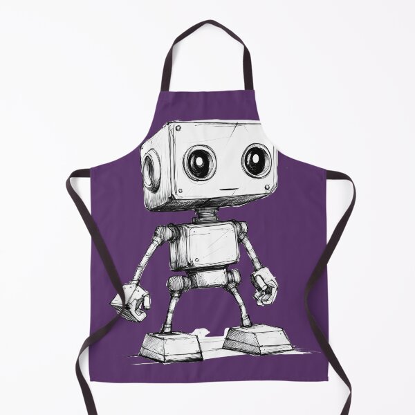 Item preview, Robot Sketch - Mechanical Art Style designed and sold by Fab-Haven.