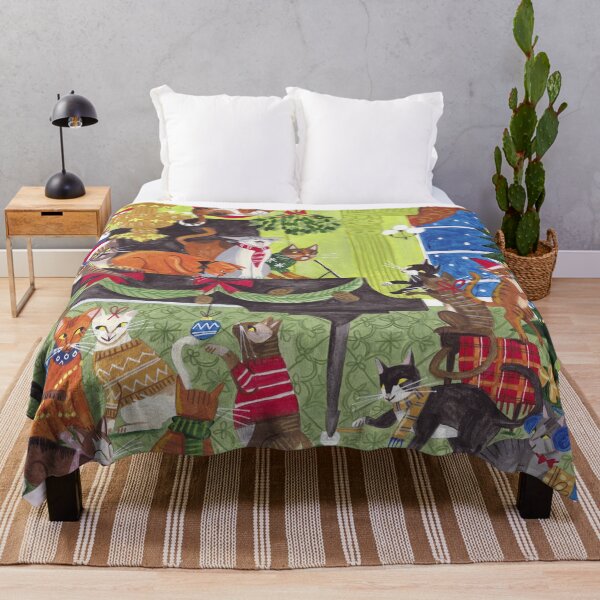 Item preview, Christmas Cats playing Piano designed and sold by Caroline Bonne Müller.