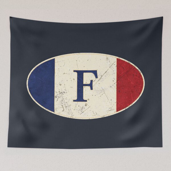 Item preview, France Flag Oval Vintage designed and sold by Turboscope.