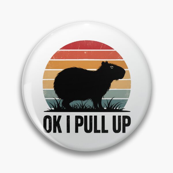 Item preview, Ok I Pull Up Capybara designed and sold by SRXTees.