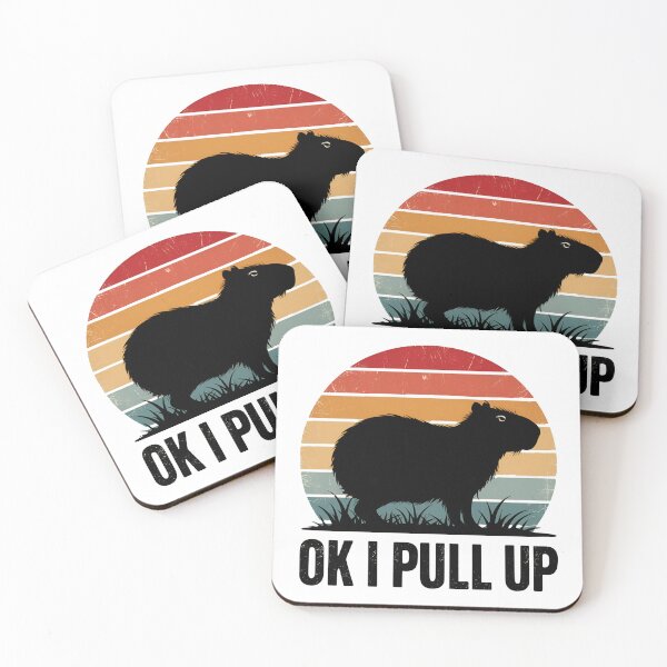 Item preview, Ok I Pull Up Capybara designed and sold by SRXTees.