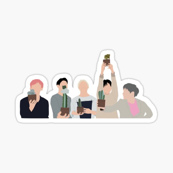 Kawaii K-pop Wall Decor Die Cut Sticker Angel Jun Park Junhee Kpop Decal ACE Kpop Glossy Sticker Gift for kpop fan Laptop Stickers