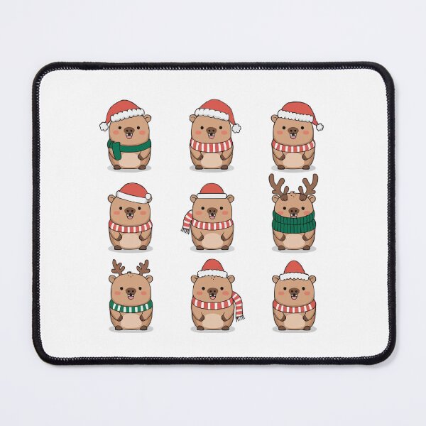 Item preview, Capybara Cuties Christmas Edition designed and sold by SRXTees.