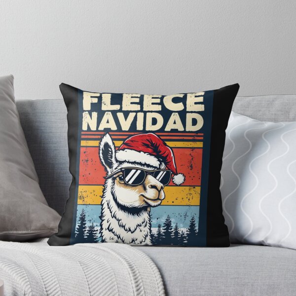 Item preview, Fleece Navidad Llama Ugly Sweater designed and sold by CreatedbyKandJ.
