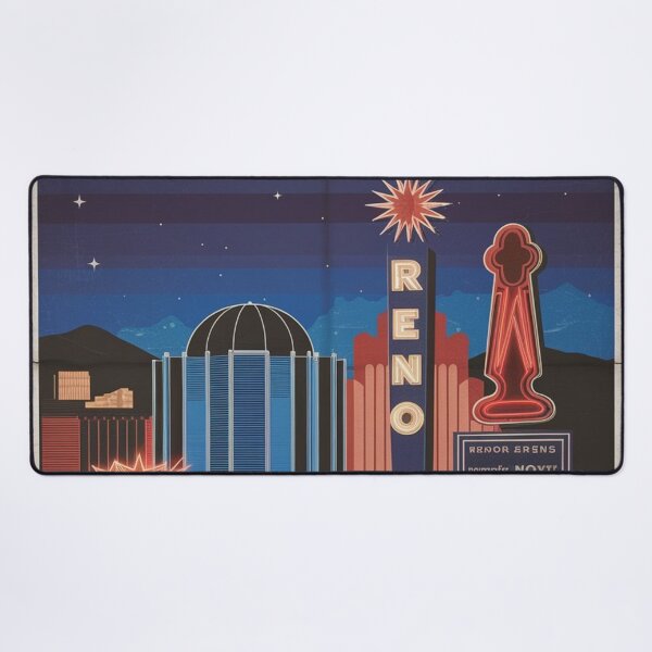 Item preview, Reno Vintage Travel Poster designed and sold by TravelerRat.