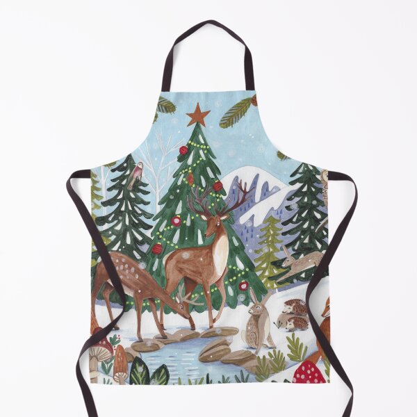Item preview, Woodland animals in the Snowy Mountain Forest designed and sold by Caroline Bonne Müller.