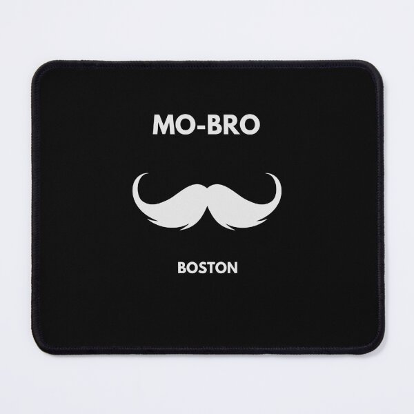 Item preview, MOvember Inspired MO-BRO Boston USA Moustache 1 American T-shirts and Stickers designed and sold by Wit-T-Merch.