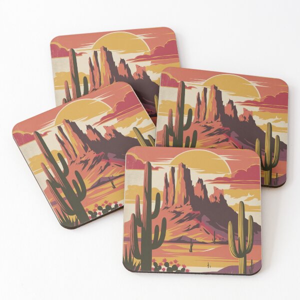Item preview, Scottsdale Vintage Travel Poster designed and sold by TravelerRat.