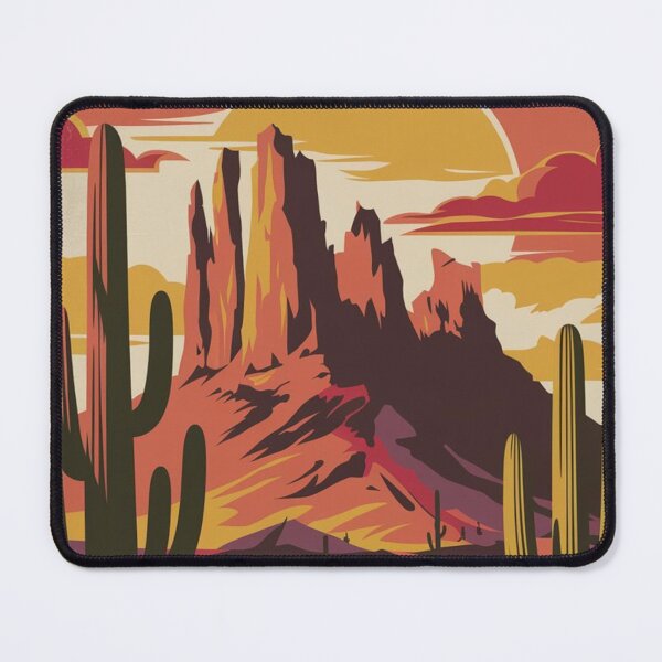 Item preview, Scottsdale Vintage Travel Poster designed and sold by TravelerRat.