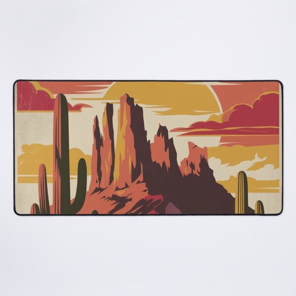 Item preview, Scottsdale Vintage Travel Poster designed and sold by TravelerRat.