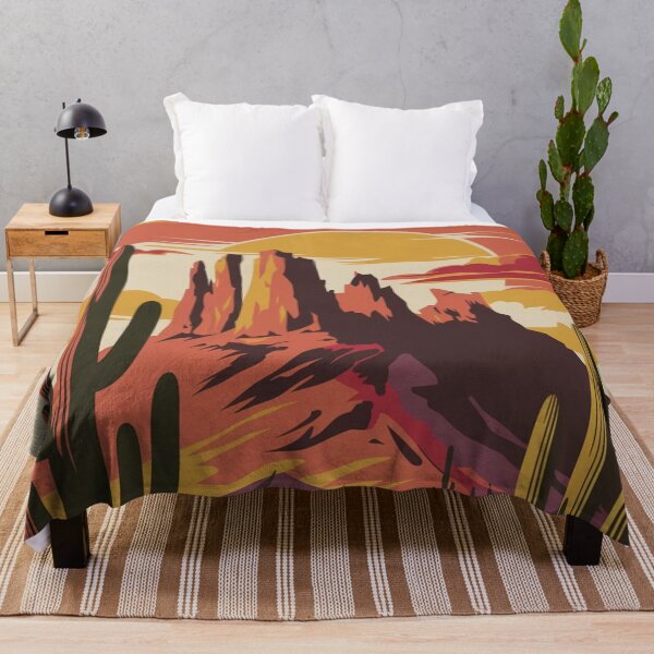 Item preview, Scottsdale Vintage Travel Poster designed and sold by TravelerRat.
