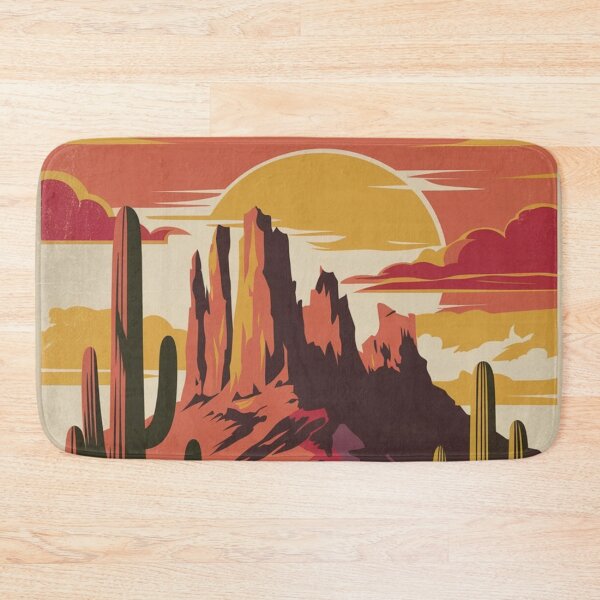 Item preview, Scottsdale Vintage Travel Poster designed and sold by TravelerRat.