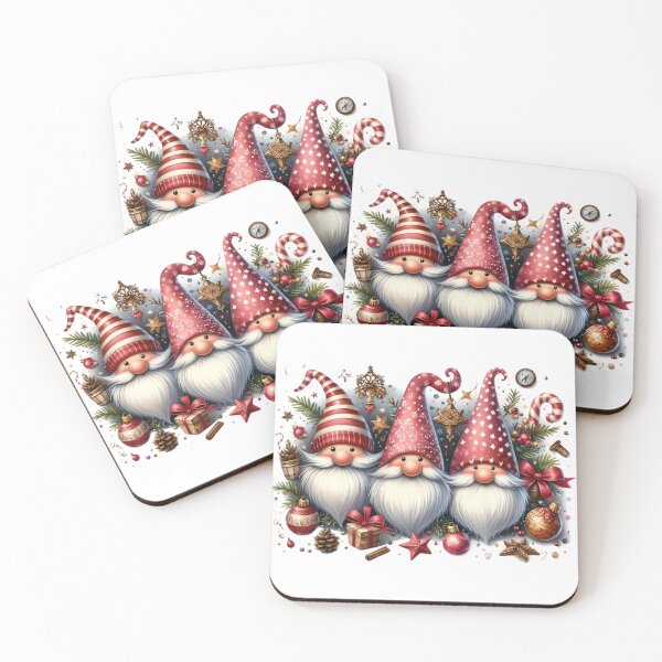 Item preview, Festive Christmas Gnomes Holiday Design designed and sold by SipandStan.
