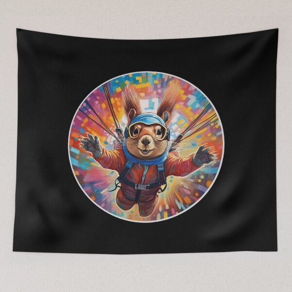 Item preview,  Skydiving Squirrel  designed and sold by Boxing Kangaroo Retail Company.