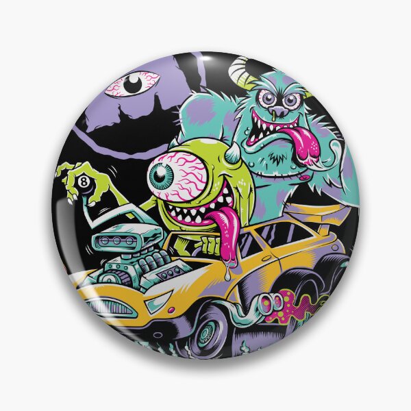 Item preview, Lowbrow Monsters - Retro Punk Garage II designed and sold by Nemons.