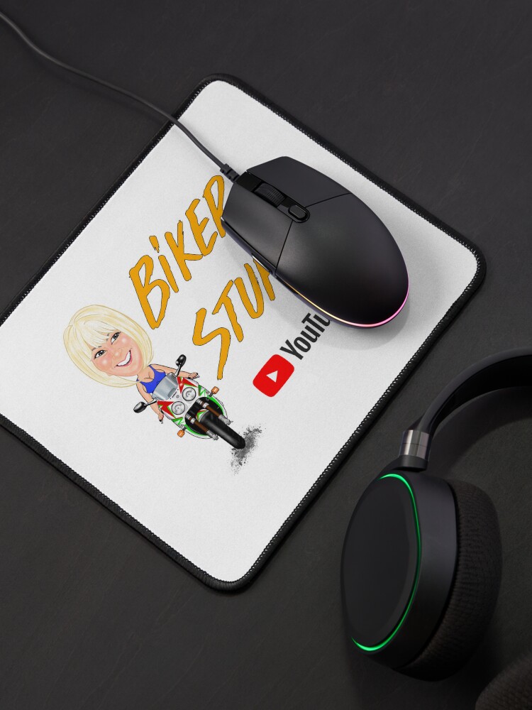 Thumbnail 4 of 5, Mouse Pad, Biker Stuff (Full) designed and sold by BikerStuff.