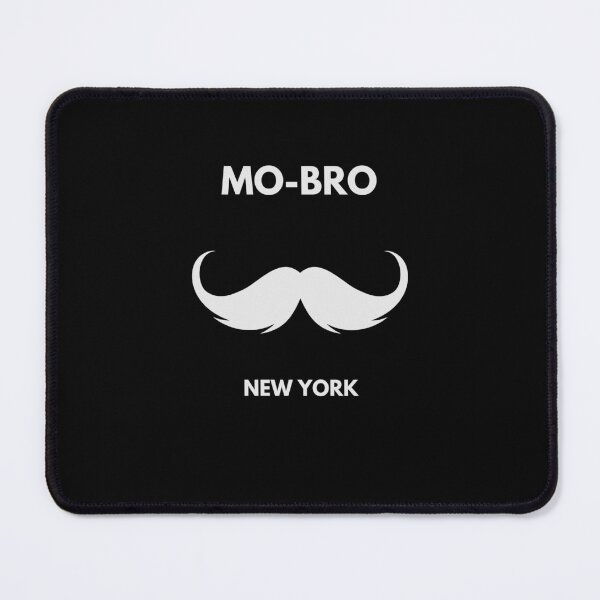 Item preview, MOvember Inspired MO-BRO New York USA Moustache 1 American T-shirts and Stickers designed and sold by Wit-T-Merch.